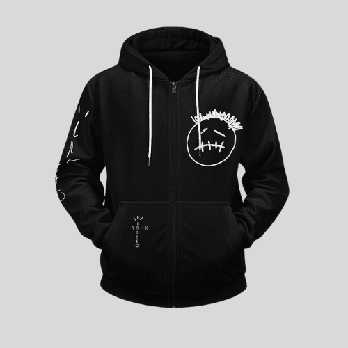 Cactus Jack Face Travis Scott Minimalistic Hoodie