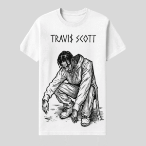 Travis Scott Skeleton Dope T Shirt New Graphic Design In White Color